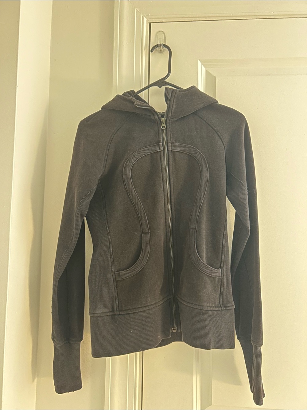 lululemon athletica Black Full-Zip Hoodie Jacket